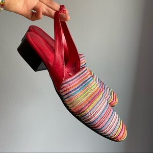 Vintage 90s Rainbow Sandals